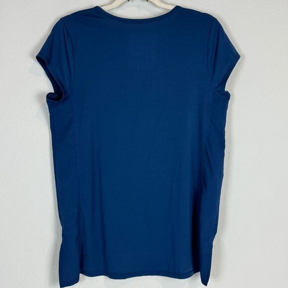 All in Motion Blue Short Sleeve Performance Top M - Picture 3 of 5